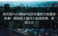 网页版Pixiv网站P站浏览器官方版重磅来袭！刚刚惊人圈内人秘闻惊爆，真相大白